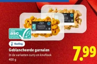 Aanbieding: Geblancheerde garnalen