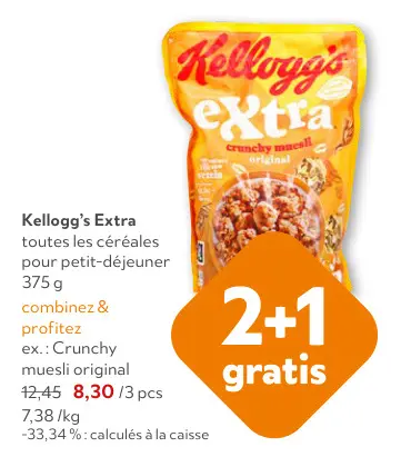 Offre: Kellogg's Extra