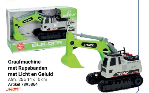 Aanbieding: Graafmachine met Rupsbanden