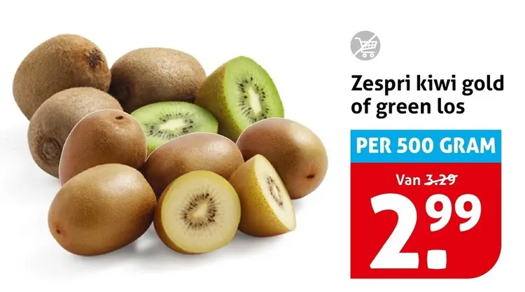 Aanbieding: Zespri kiwi gold of green los