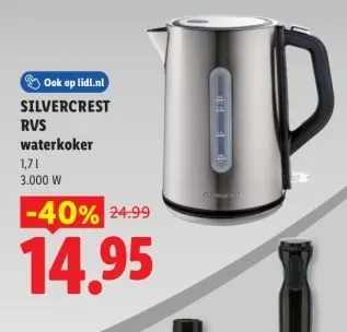Aanbieding: RVS Waterkoker