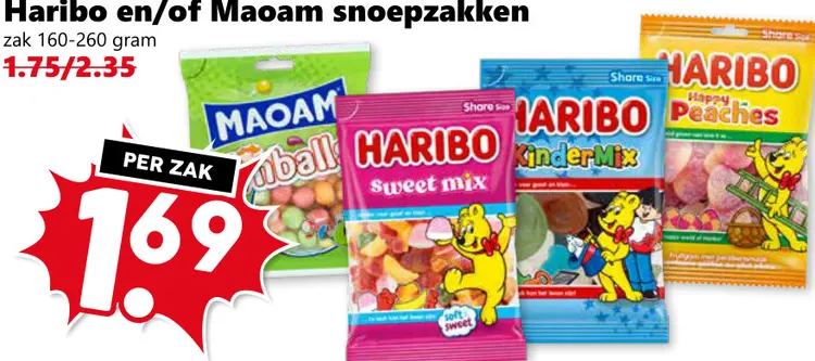 Aanbieding: Snoepzakken
