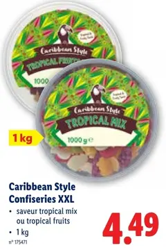 Offre: Caribbean Style Confiseries XXL