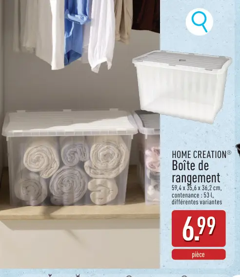 Offre: Boîte de rangement
