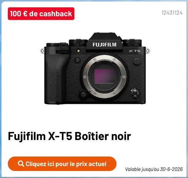 Offre: X-T5 Boîtier noir