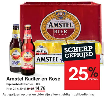 Aanbieding: Amstel Radler en Rosé