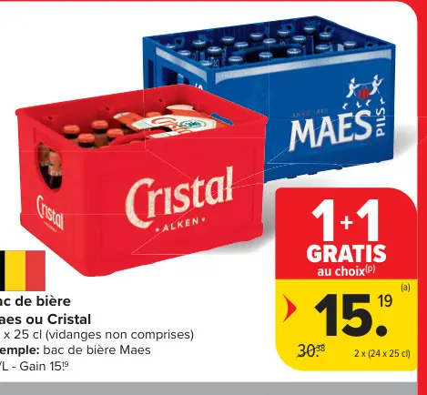 Offre: bac de bière