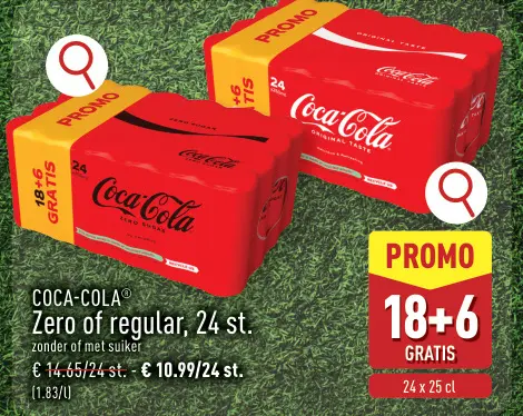 Promotie: Coca-Cola Zero of regular