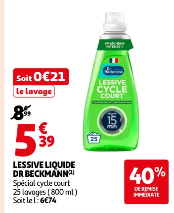 Offre: Lessive liquide