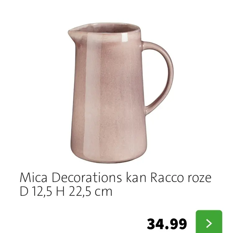 Aanbieding: kan Racco roze