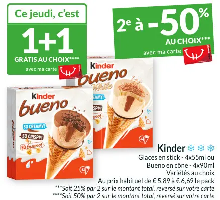 Offre: Kinder Bueno