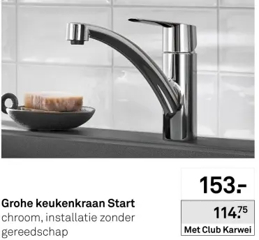Aanbieding: Keukenkraan Start
