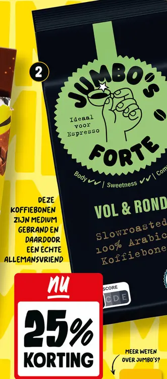 Aanbieding: Jumbo's Forte Koffiebonen