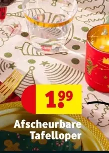 Aanbieding: Afscheurbare Tafelloper