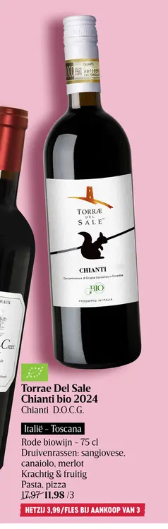 Promotie: Torrae Del Sale Chianti bio 2024 