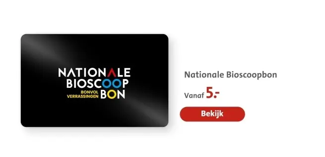 Aanbieding: Nationale Bioscoopbon