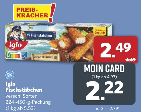 Aanbieding: Fischstäbchen