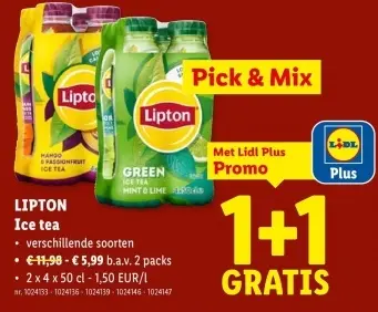 Promotie: Ice tea