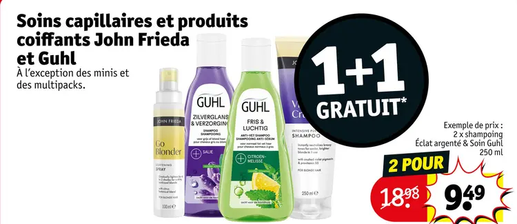 Offre: Shampoing Éclat argenté & Soin Guhl