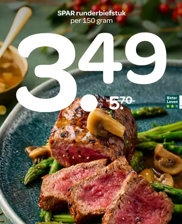 Aanbieding: runderbiefstuk