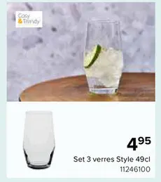 Offre: verres Style