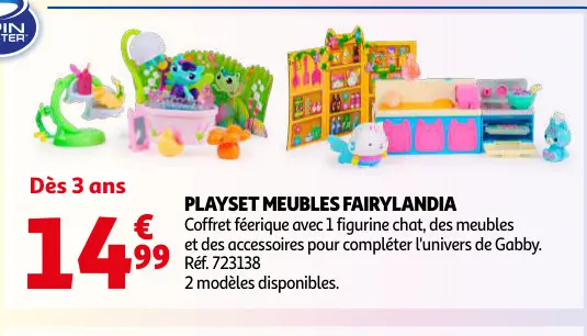 Offre: Playset Meubles Fairylandia