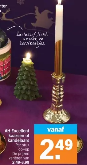 Aanbieding: Kaarsen of kandelaars