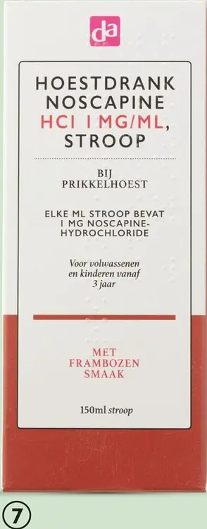 Aanbieding: Hoestdrank noscapine 150 mg 150 ml