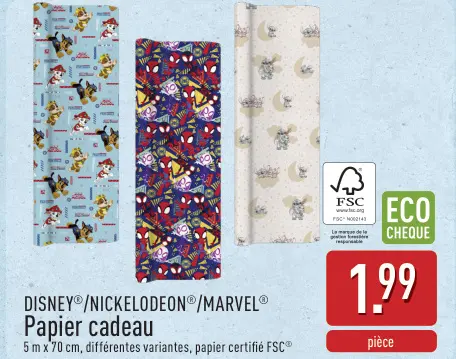 Offre: Papier cadeau