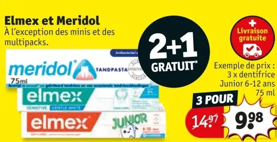 Offre: Dentifrice