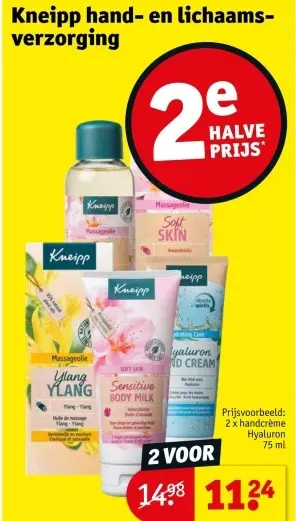 Promotie: Kneipp hand- en lichaamsverzorging