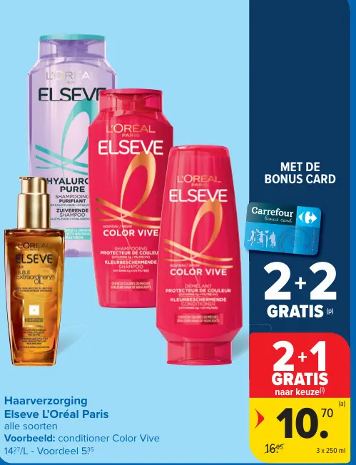 Promotie: Haarverzorging Elseve L'Oréal Paris