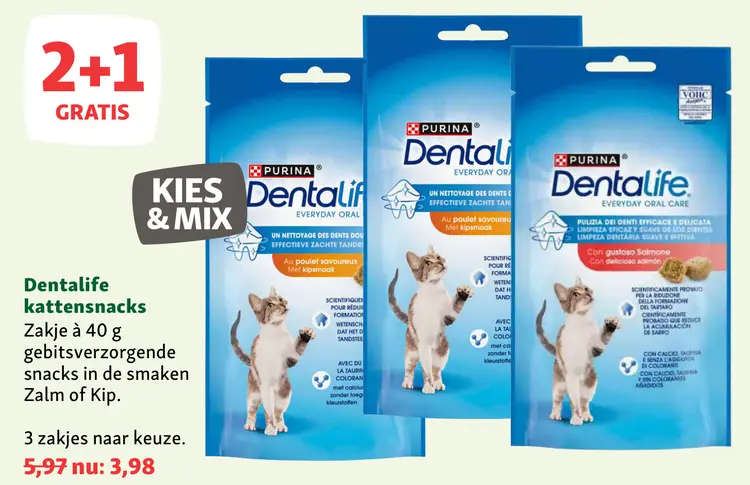 Aanbieding: Dentalife kattensnacks