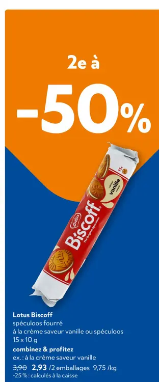Offre: Biscoff spéculoos fourré