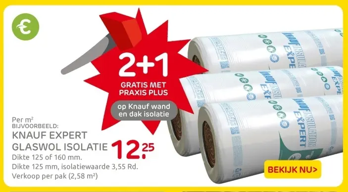 Aanbieding: Glaswol isolatie