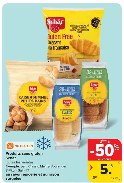 Offre: Produits sans gluten