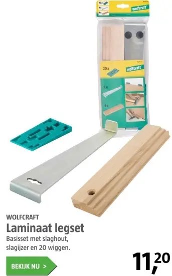 Aanbieding: Laminaat legset