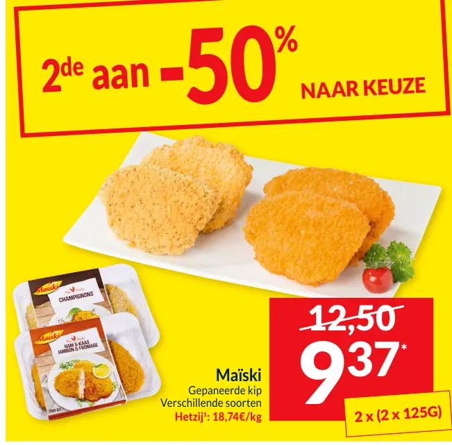 Promotie: Gepaneerde kip
