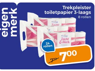 Aanbieding: Trekpleister toiletpapier
