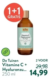 Aanbieding: De Tuinen Vitamine C + Hyaluronzu