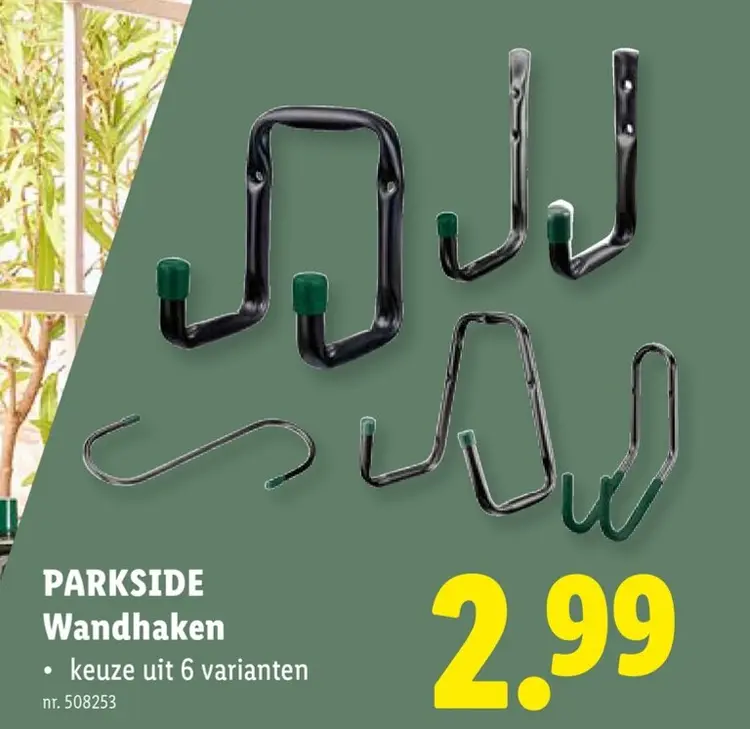 Promotie: Wandhaken
