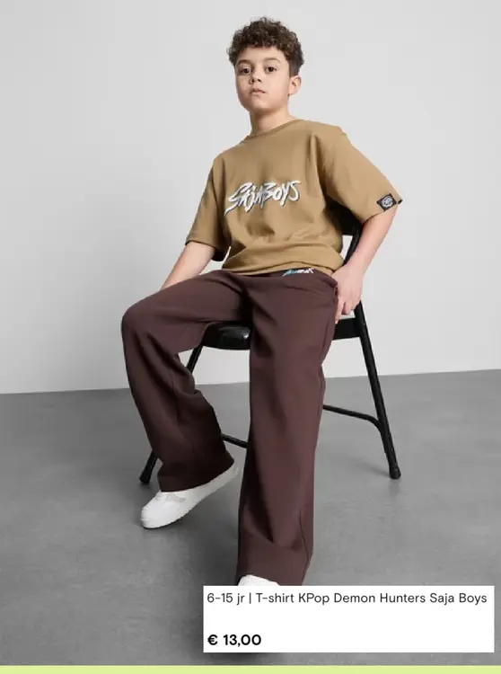 Promotie: T-shirt KPop Demon Hunters Saja Boys