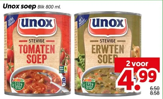 Aanbieding: Unox soep