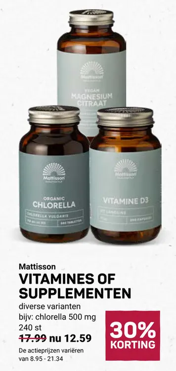 Aanbieding: Vitamines of supplementen