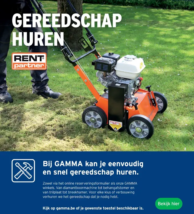 Promotie: Gereedschap huren