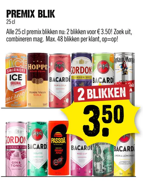 Aanbieding: Premix Blik