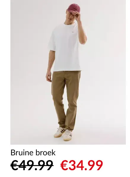 Promotie: Bruine broek