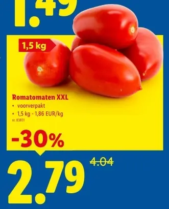 Promotie: Romatomaten XXL