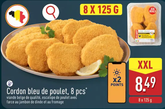 Offre: Cordon bleu de poulet
