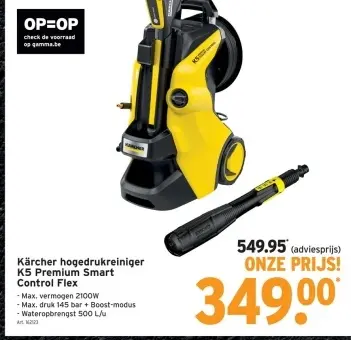 Aanbieding: hogedrukreiniger K5 Premium Smart Control Flex